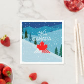 TOP Ski Canada Serviette (Beispiel)