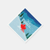 TOP Ski Canada Serviette (Ecke)