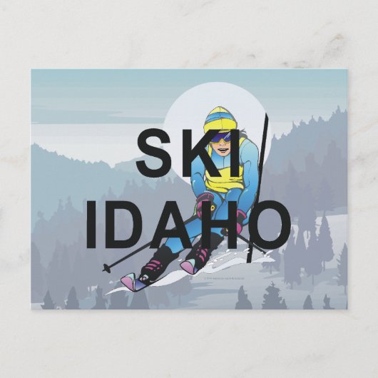 TOP Ski Idaho Postkarte (Vorderseite)