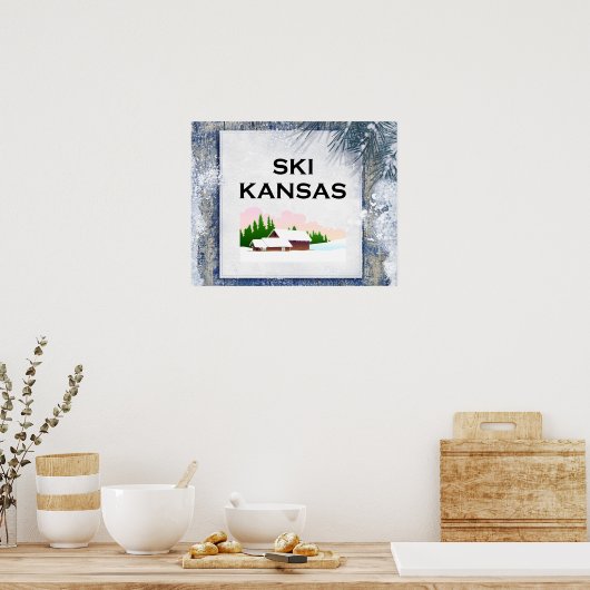 TOP Ski Kansas Poster (Küche)