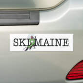 TOP Ski Maine Autoaufkleber (Auf Auto)
