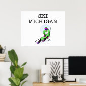TOP Ski Michigan Poster (Heimbüro)