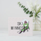 TOP Ski Minnesota Postkarte (Stehend Vorderseite)