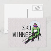 TOP Ski Minnesota Postkarte (Vorne/Hinten)