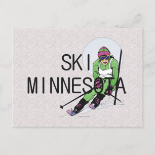 TOP Ski Minnesota Postkarte