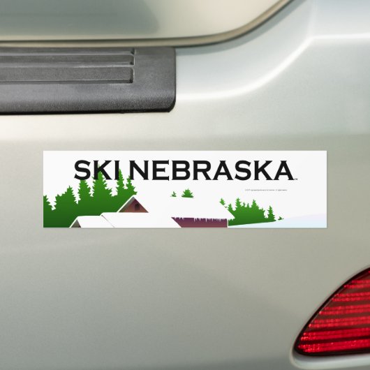 TOP Ski Nebraska Autoaufkleber (Auf Auto)