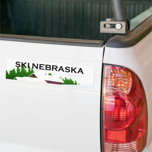 TOP Ski Nebraska Autoaufkleber (Auf Lkw)