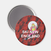 TOP Ski New England Magnet (Vorderseite/Rückseite)