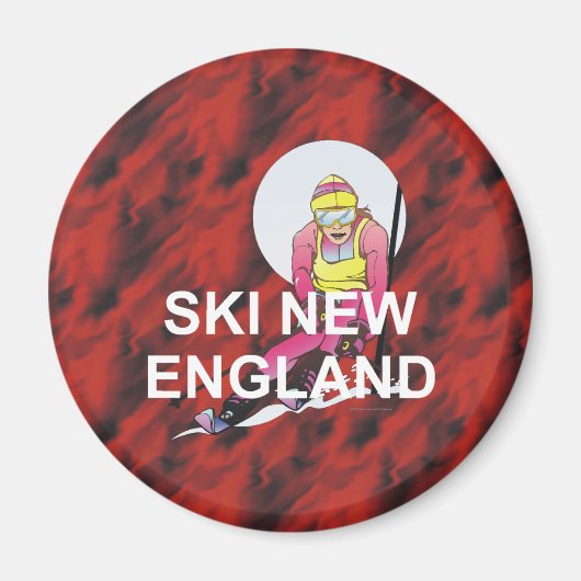 TOP Ski New England Magnet (Vorne)