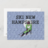 TOP Ski New Hampshire Postkarte (Vorne/Hinten)