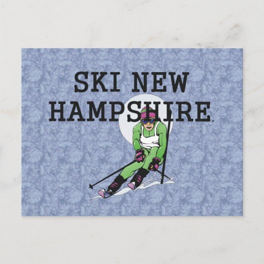 TOP Ski New Hampshire Postkarte (Vorderseite)