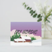 TOP Ski Nordic Postkarte (Stehend Vorderseite)
