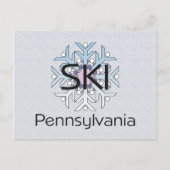 TOP Ski Pennsylvania Postkarte (Vorderseite)