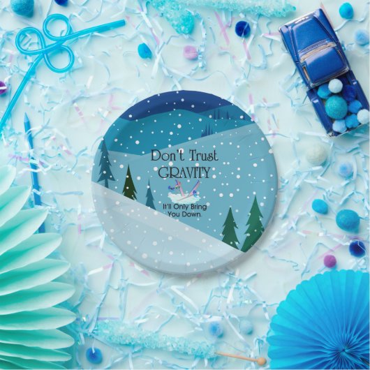 TOP Ski Spaß Pappteller (Party)