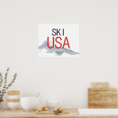 TOP Ski USA Poster (Küche)