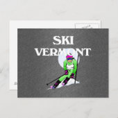 TOP Ski Vermont Postkarte (Vorne/Hinten)