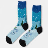 TOP Ski Vermont Socken (Linkes Detail)