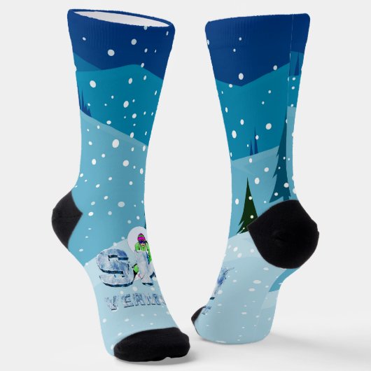 TOP Ski Vermont Socken (Gewinkelt)