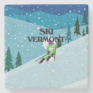 TOP Ski Vermont Steinuntersetzer