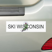 TOP Ski Wisconsin Autoaufkleber (Auf Auto)