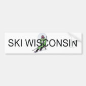 TOP Ski Wisconsin Autoaufkleber (Vorne)