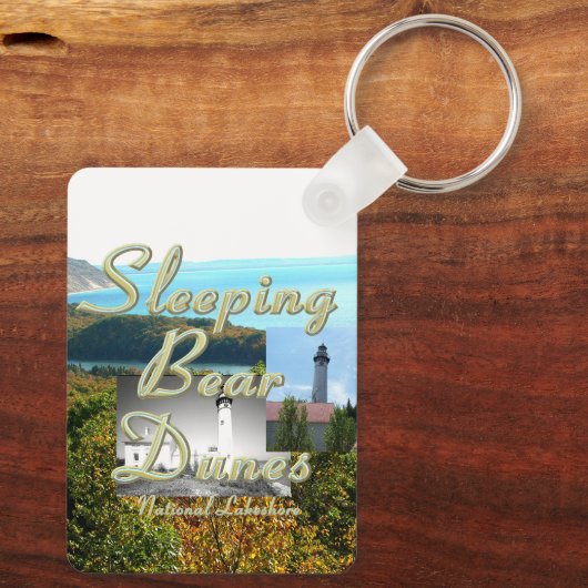 TOP Sleeping Bear Dunes Keychain Schlüsselanhänger (Rückseite)