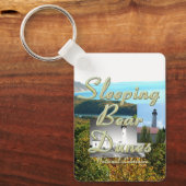 TOP Sleeping Bear Dunes Keychain Schlüsselanhänger (Vorderseite)