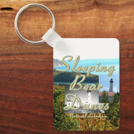 TOP Sleeping Bear Dunes Keychain Schlüsselanhänger (Vorderseite)