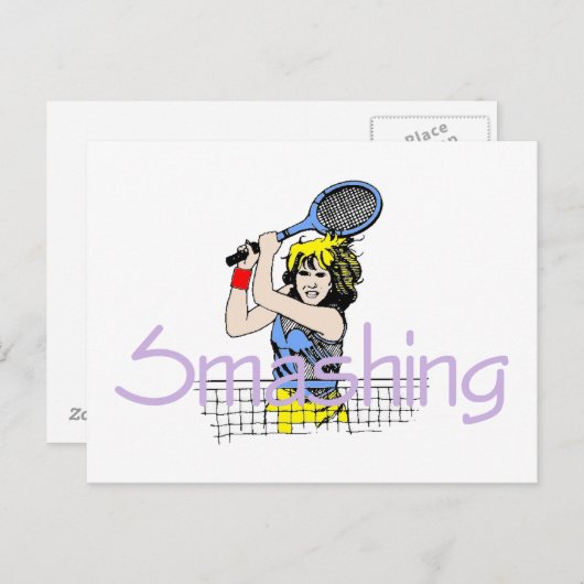 TOP Smashing Postkarte (Vorne/Hinten)