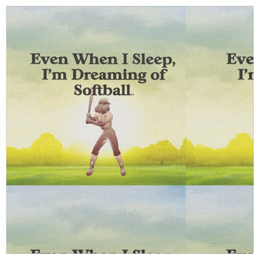TOP Softball Dreams Stoff (Nahaufnahme)