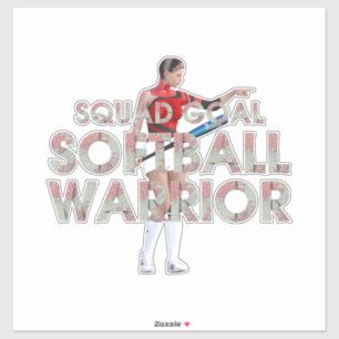 TOP Softball Krieger Aufkleber