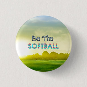 TOP Softball-Slogan Button