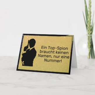 Top-Spion gold Karte