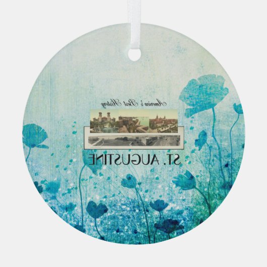 TOP St. Augustine Glas Ornament (Rückseite)