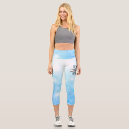 TOP Swim Girl Swim Capri Leggings
