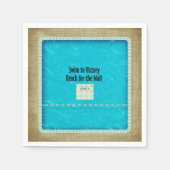 TOP Swim Team Slogan Serviette (Vorderseite)