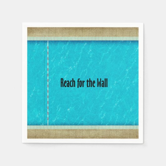 TOP Swim Team Slogan Serviette (Vorderseite)