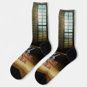 TOP Tanz Salsa Socken (Linkes Detail)