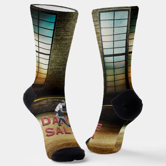 TOP Tanz Salsa Socken (Gewinkelt)