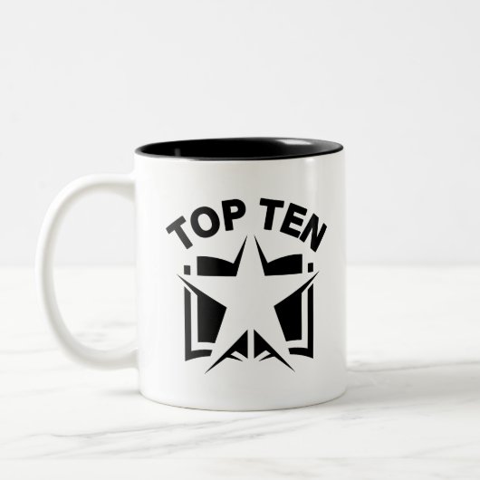 Top Ten Book Zweifarbige Tasse (Links)