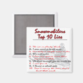 Top-Ten-on-Black-Ping Magnet (Vorderseite/Rückseite)