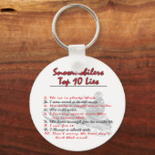 Top-Ten-on-Black-Ping Schlüsselanhänger (Vorderseite)