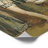 TOP Tennis Alte Schule Poster (Ecke)