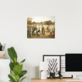 TOP Tennis Alte Schule Poster (Heimbüro)