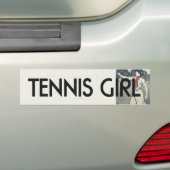 TOP Tennis Girl Autoaufkleber (Auf Auto)