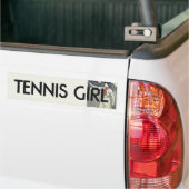 TOP Tennis Girl Autoaufkleber (Auf Lkw)