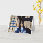 TOP TO TOP UND HERZ TO HERZ MIT **YOU** IMMER KARTE (Gelbe Blume)