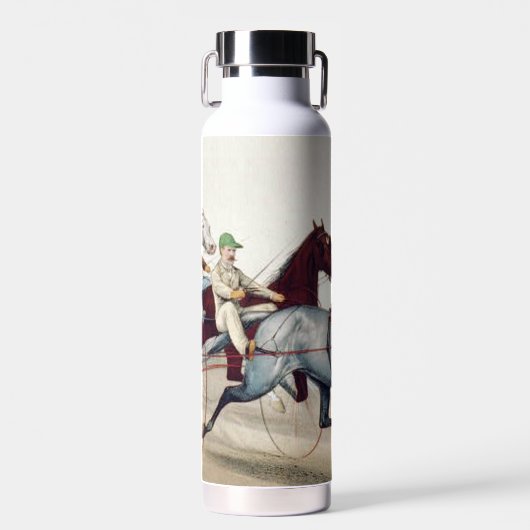 TOP Trabrennen Trinkflasche (Vorne)