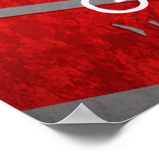 TOP Track Siegeslogan Poster (Ecke)