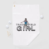 TOP Track und Field Girl Golfhandtuch (Insitu)